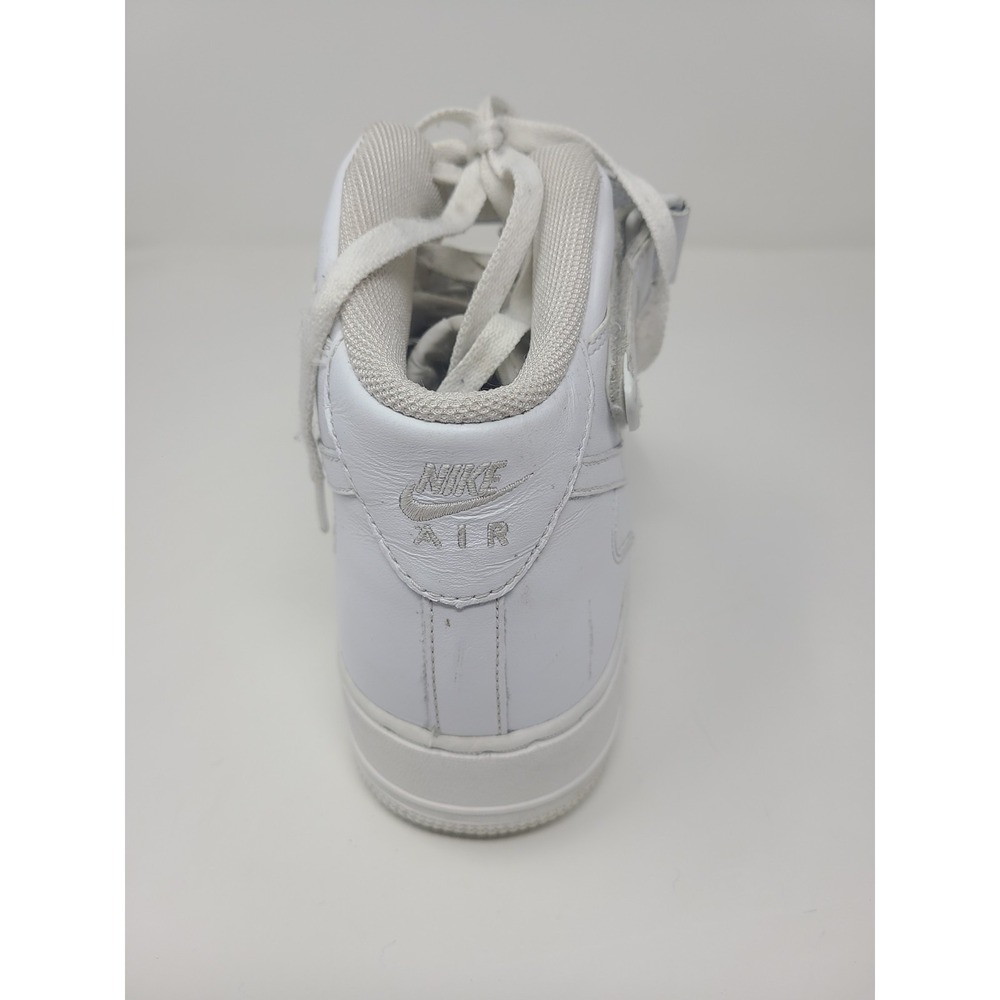 Nike Air Force 1 Mid White 07 Size 11 Men's Triple White - Picture 6 of 16